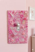 Bedazzled Pink Light Switch